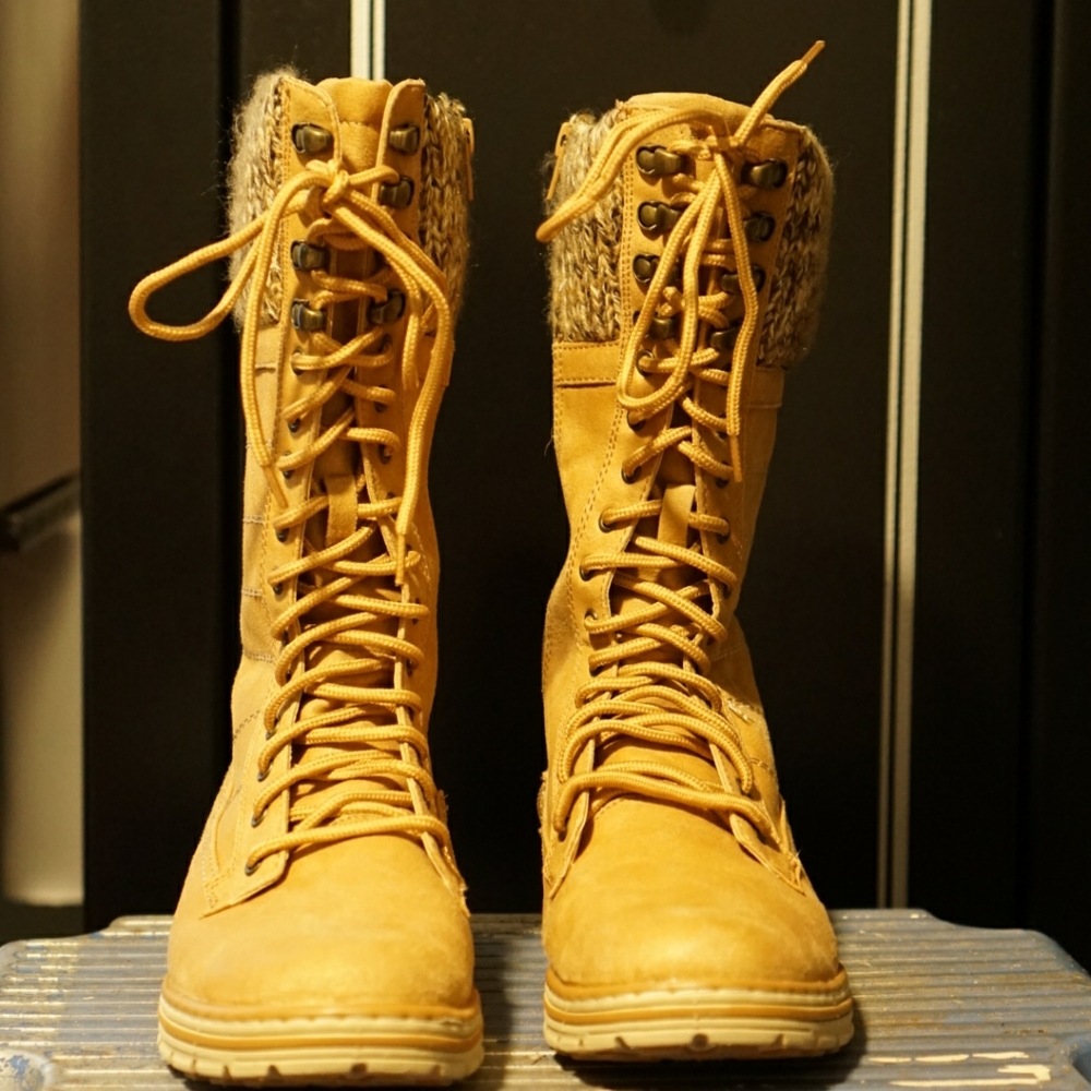 Cliffs Tall Tan Boots Women's
